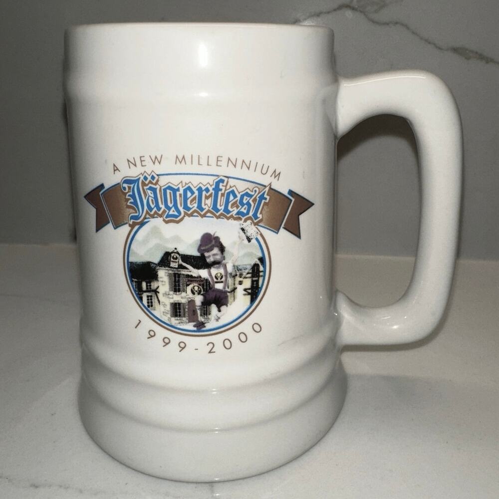 Jagermeister Ceramic Millennium Stein 1999-2000 Beer Collectible